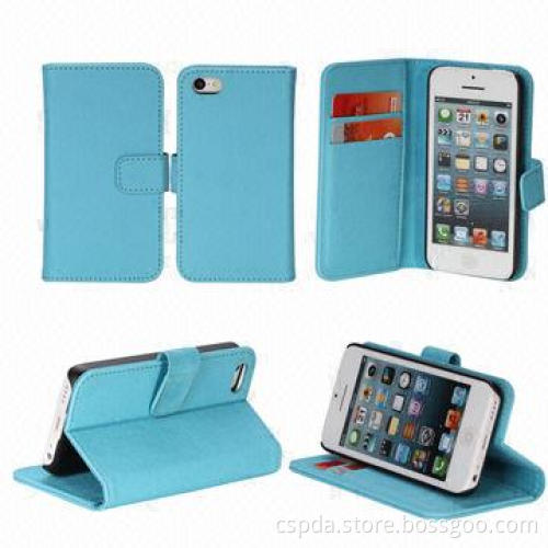 Mobile Phone PU Cases for iPhone 5C with Microfiber, OEM/ODM Orders Welcomed